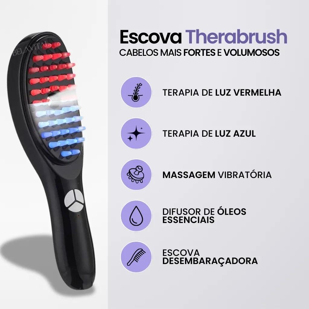 Escova de Terapia Capilar: TheraBrush Smarts 4 em 1